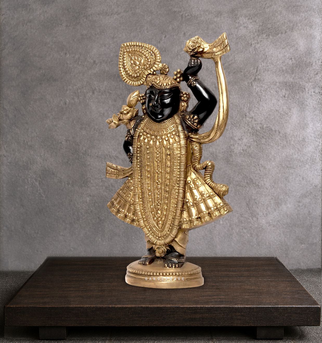 Srinathji Brass Murti -18 inche - Image 3