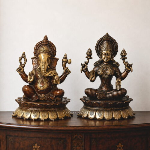 Superfine Lakshmi Ganesh Idol