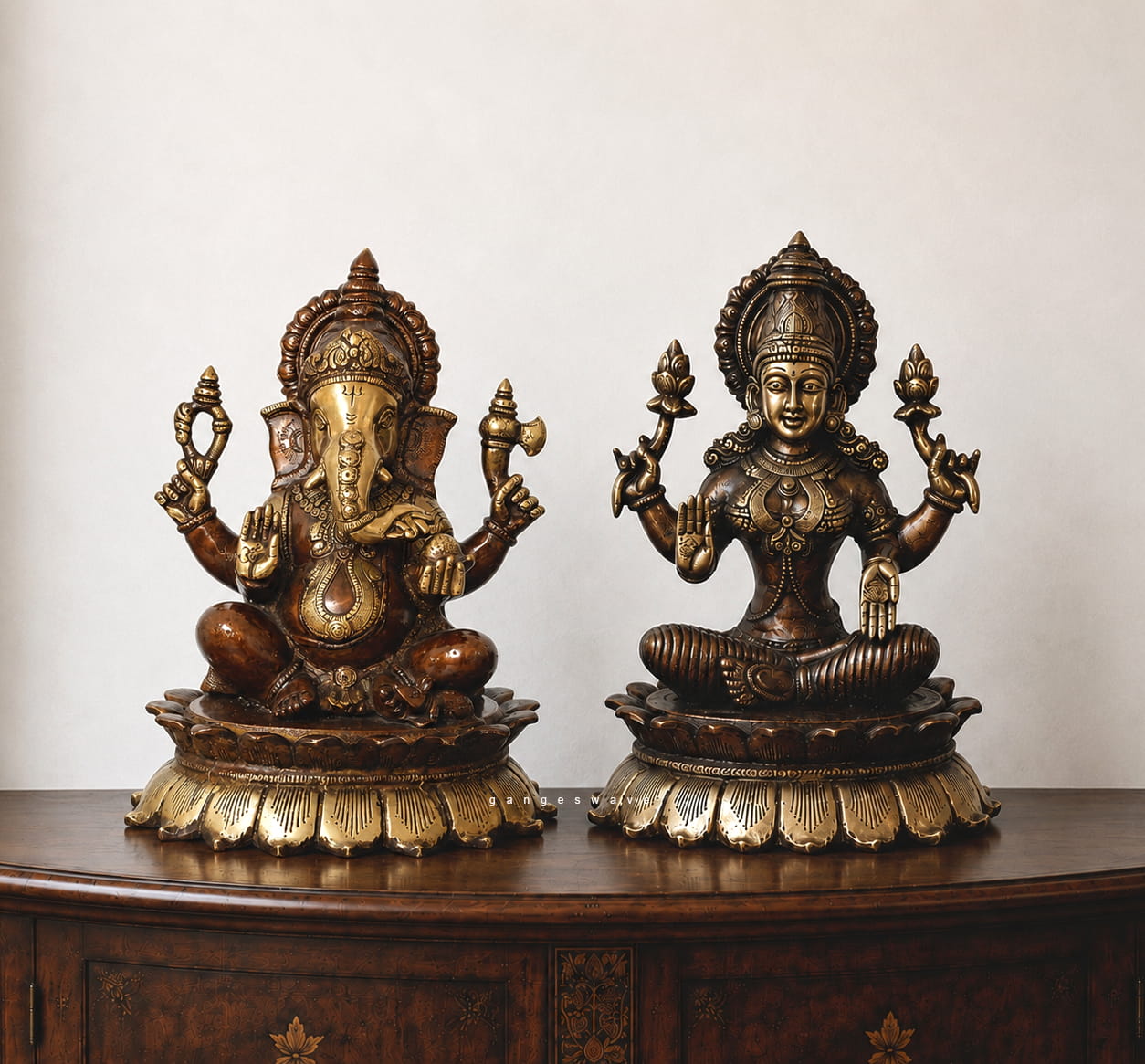 Superfine Lakshmi Ganesh Idol