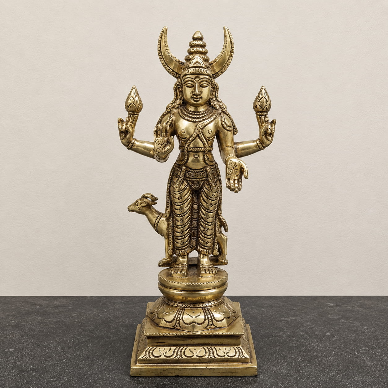 Premium Brass Navagraha Idol Set - 12 inches - Image 2