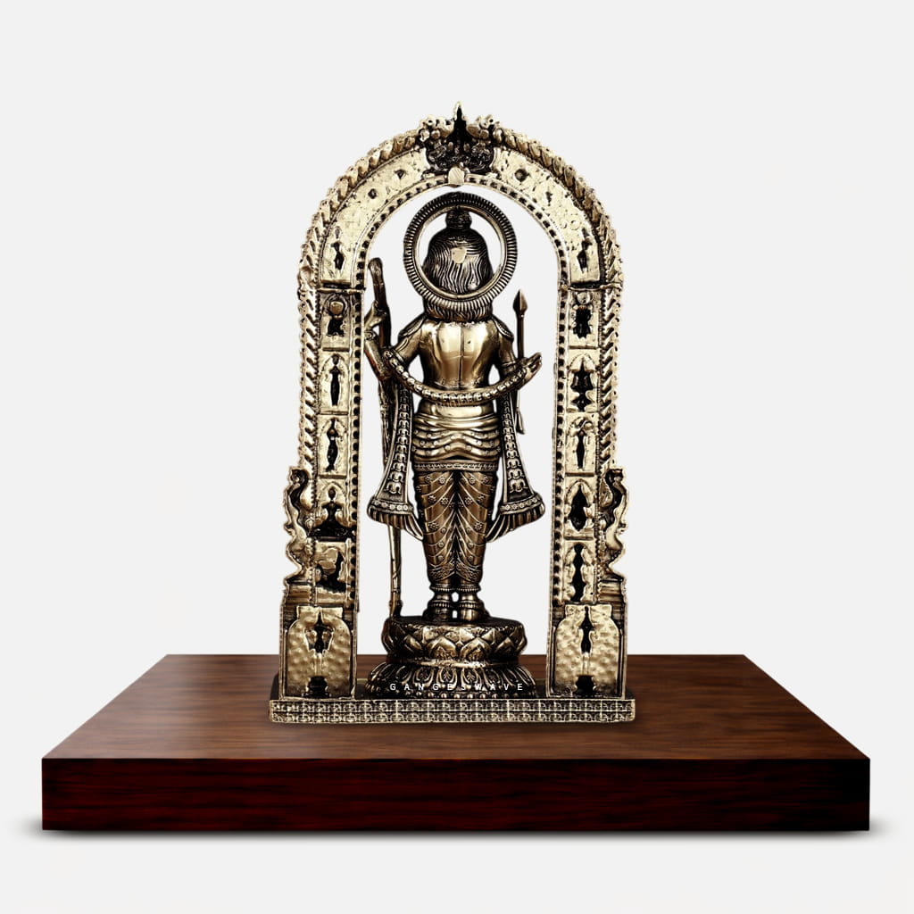 Ram Lala Ayodha Temple Brass Idol - 8 inches - Image 5