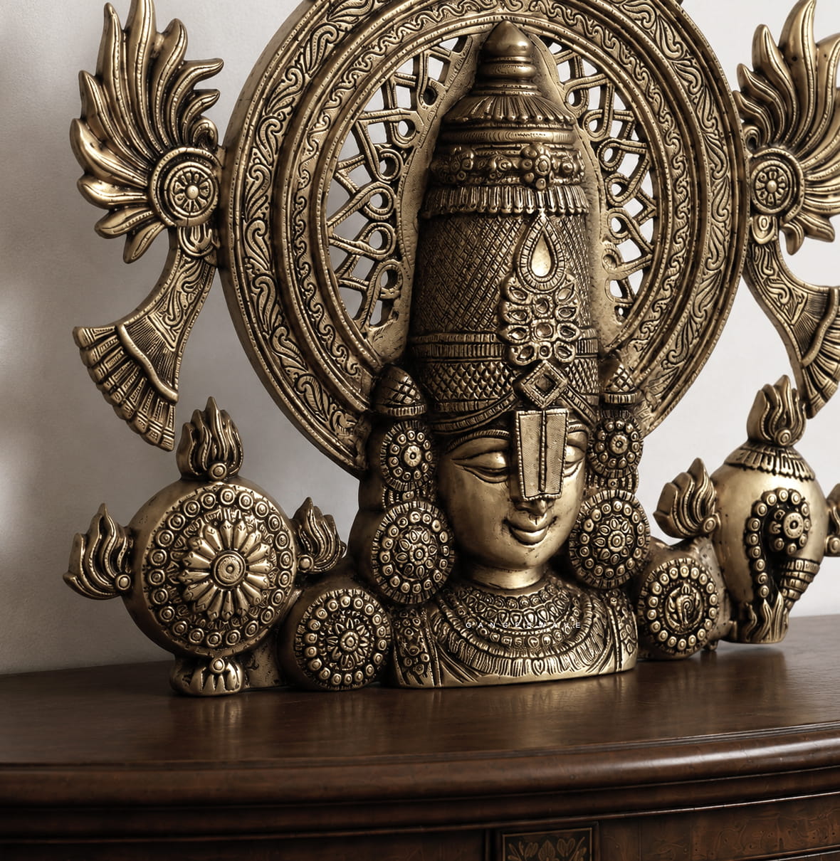 Premium Superfine Brass Tirupati Balaji Bust - 22 inches - Image 3