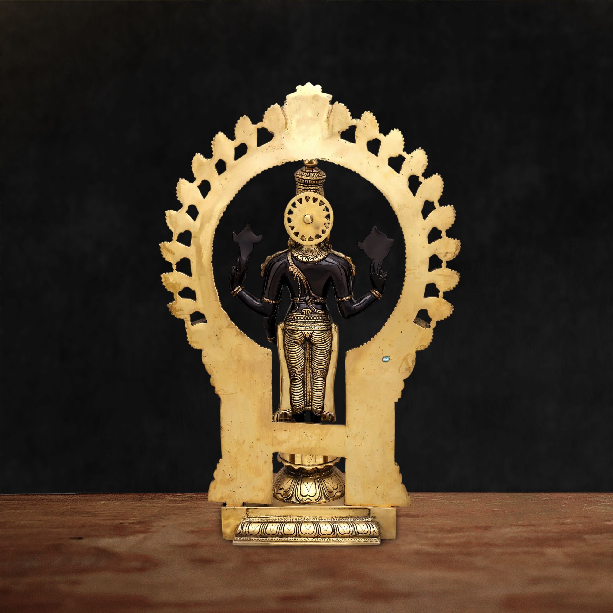 Murugan Premium Antique Finish Brass Statue - 21 inches - Image 5