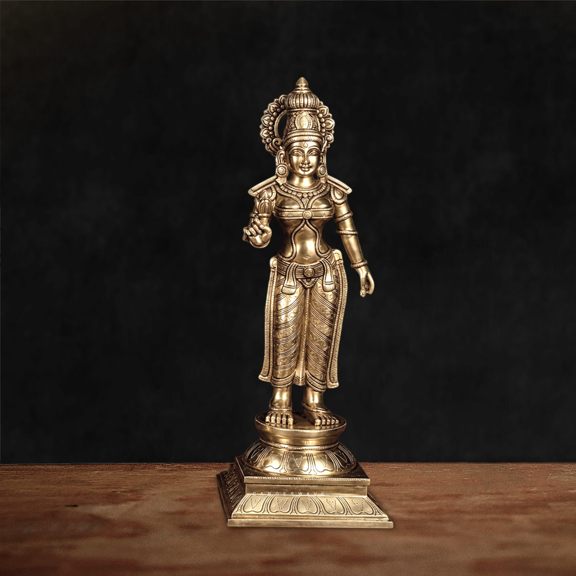 Ram Darbar Chola sculpture Brass Statue - 26 inches - Image 6