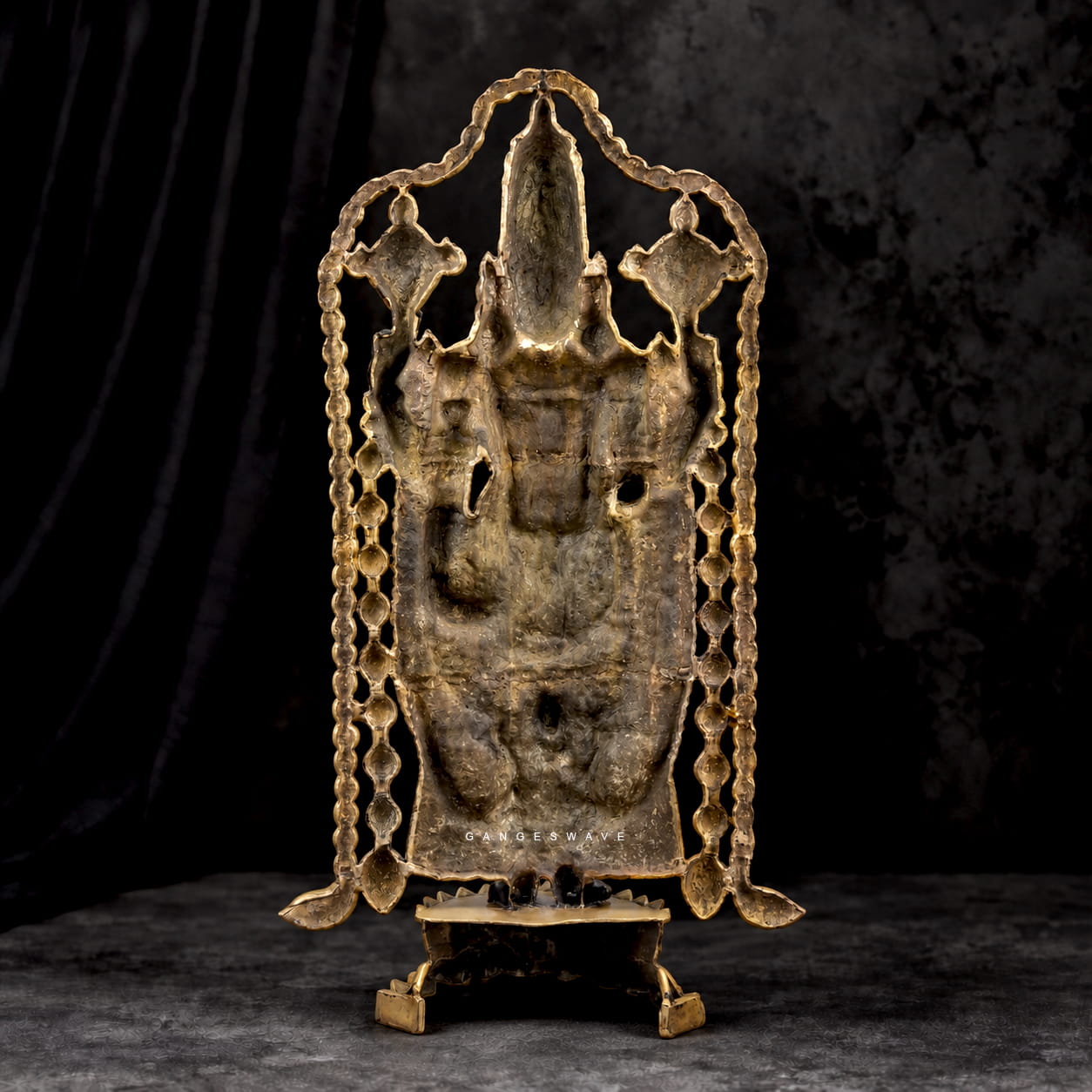 Lord Tirupati Balaji in Garland Frame - 48 inches - Image 6