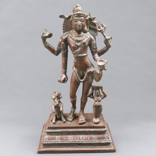 Kaal Vhairav Murti traditional Hindu deity statue with intricate sculptural details