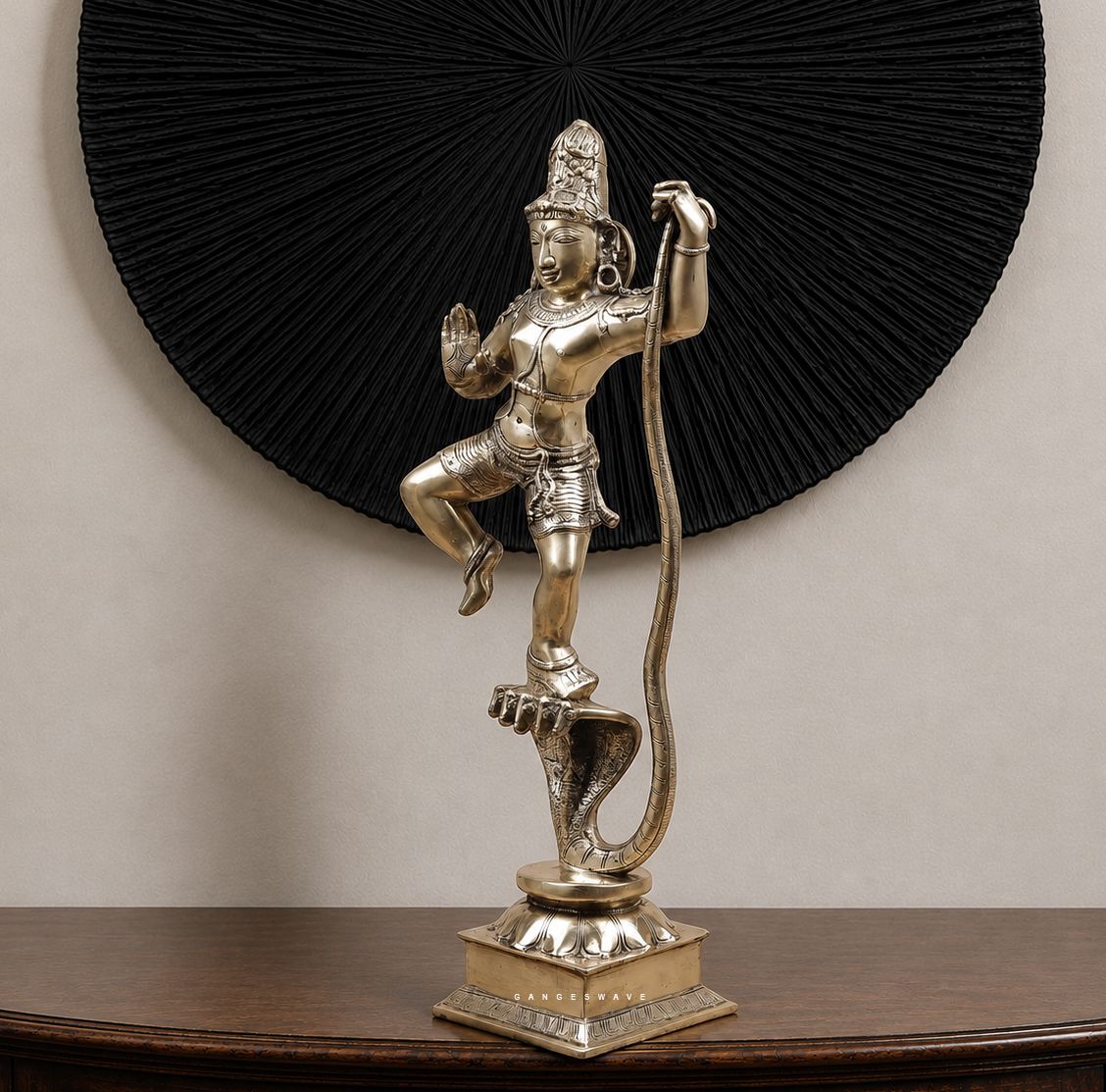 Kaliya Daman Brass Murti - 30 inch ( Test product do not purchase) - Image 4