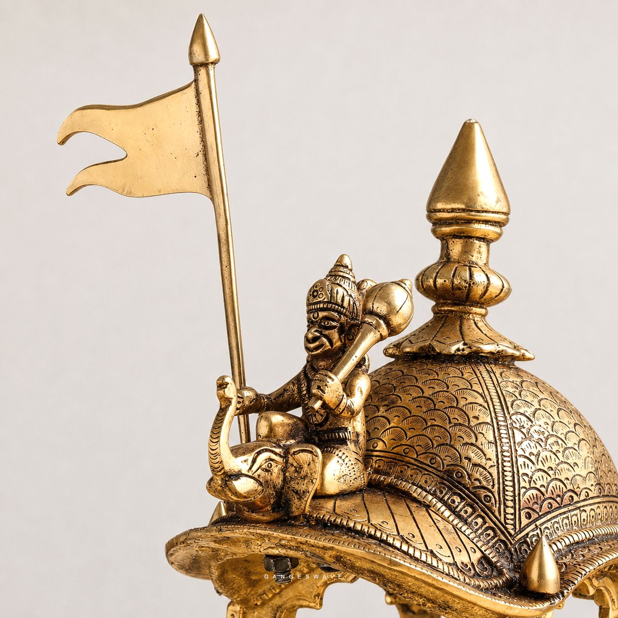 Arjun Krishna Rath - Brass Mahabharat Showpiece - 15 inch - Image 5
