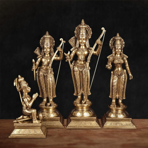 Ram Darbar Chola sculpture Brass Statue - 26 inches