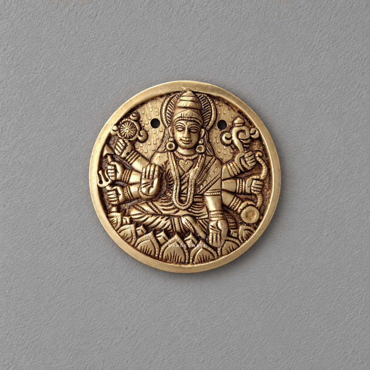 Ashta Lakshmi brass wall plaques ( Set of 8 MaLakshmi) - Image 3