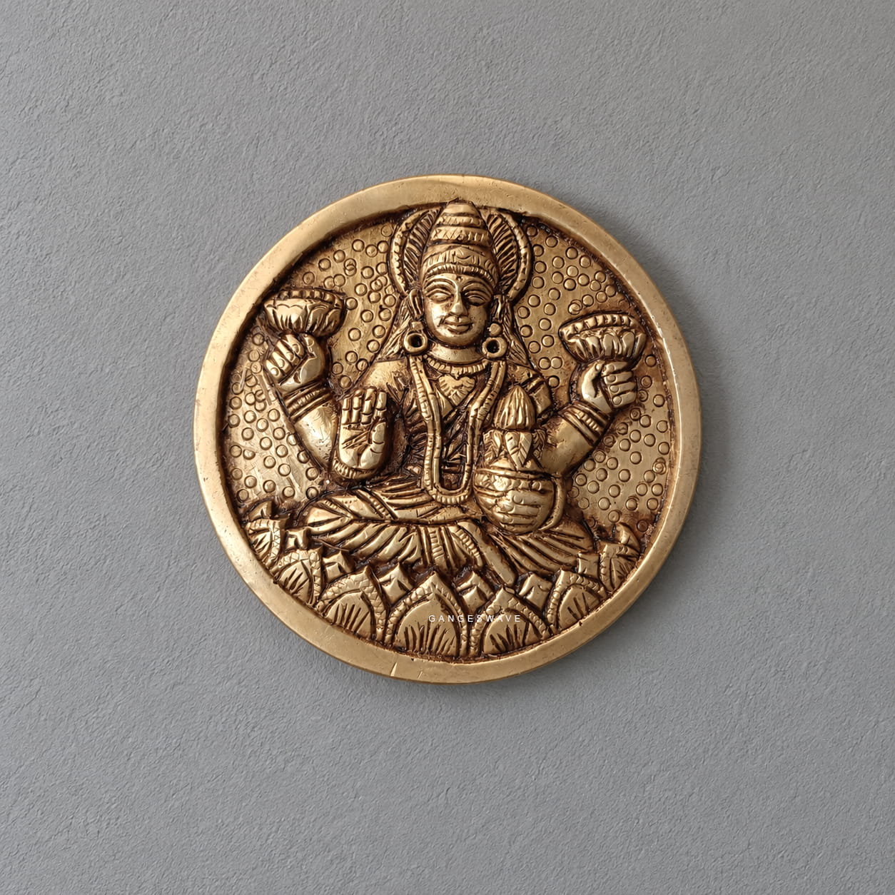 Ashta Lakshmi brass wall plaques ( Set of 8 MaLakshmi) - Image 4
