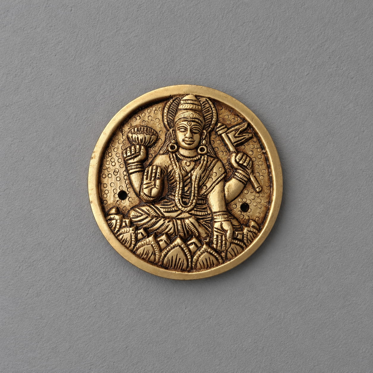 Ashta Lakshmi brass wall plaques ( Set of 8 MaLakshmi) - Image 5