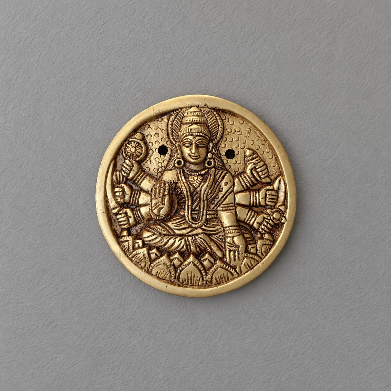 Ashta Lakshmi brass wall plaques ( Set of 8 MaLakshmi) - Image 6