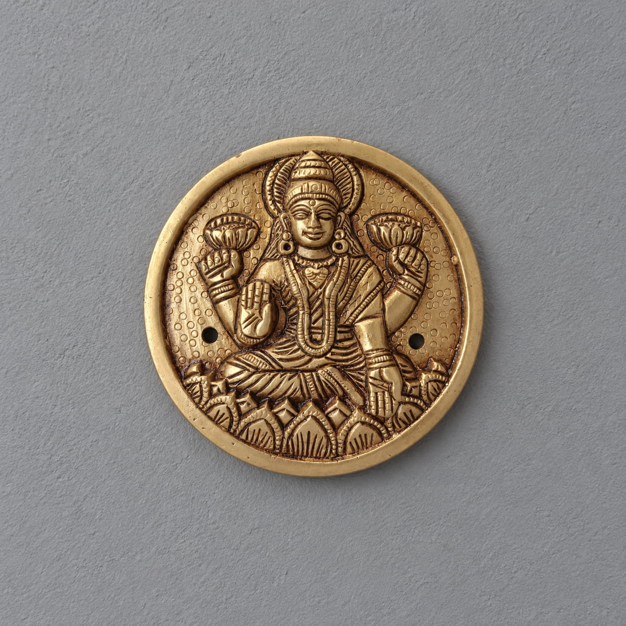 Ashta Lakshmi brass wall plaques ( Set of 8 MaLakshmi) - Image 8
