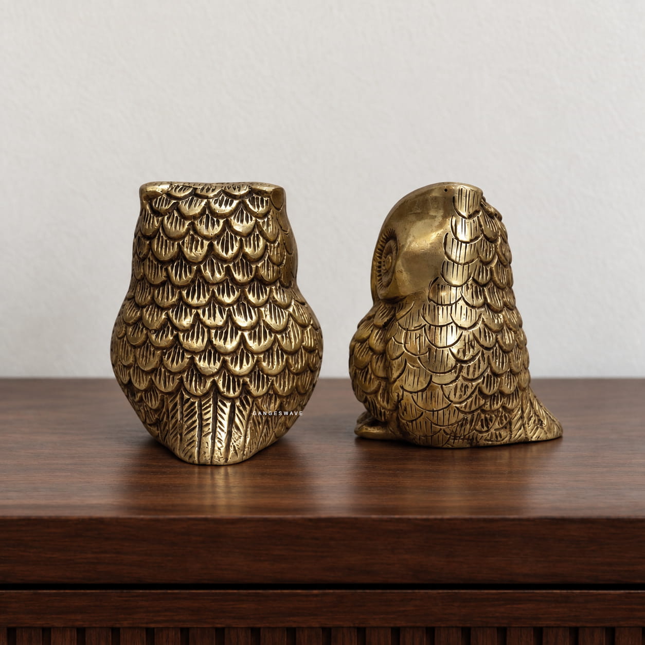 Brass Owl Figurines – 2.2 inches - Image 4