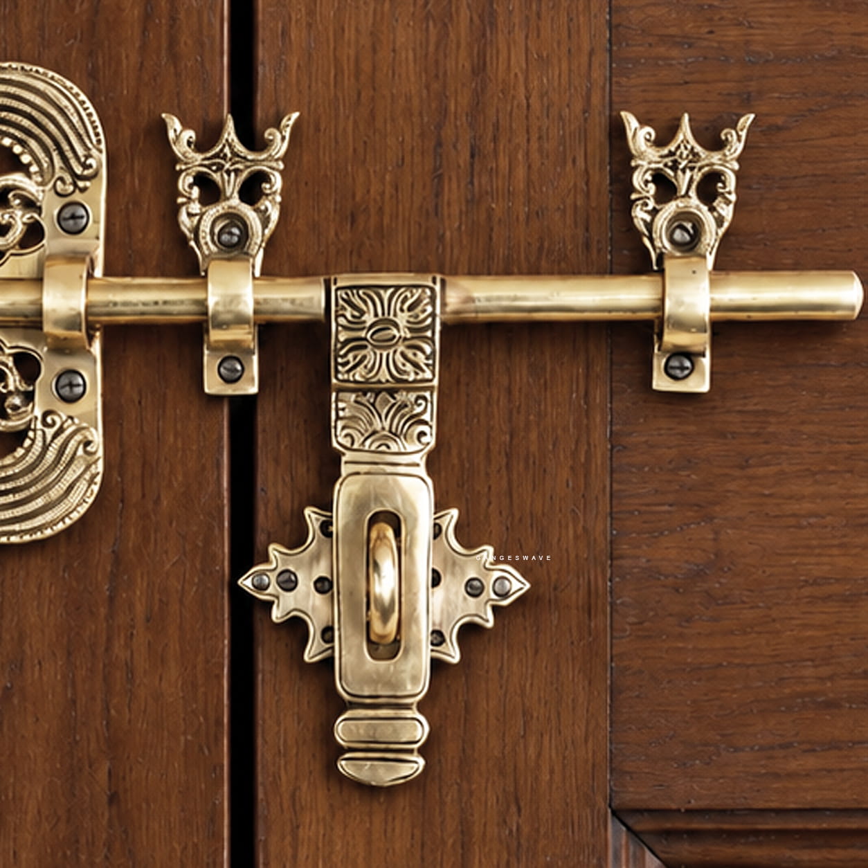 Trident Brass Door Lock - 9 inches - Image 3
