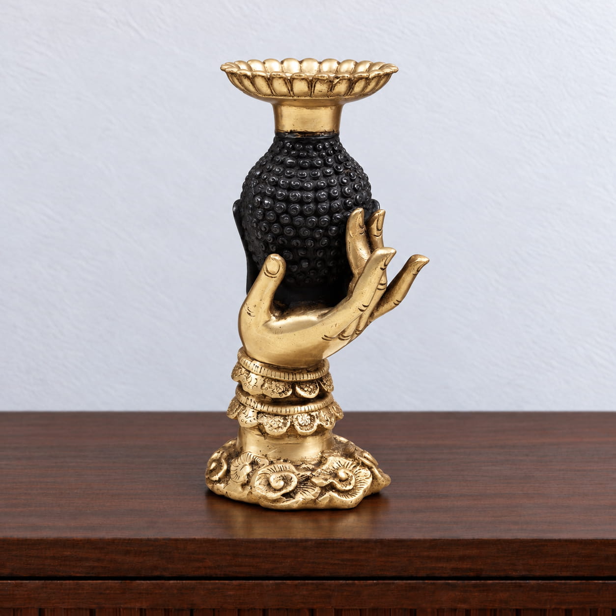 Buddha Candle Holder - 5.5 inches - Image 2