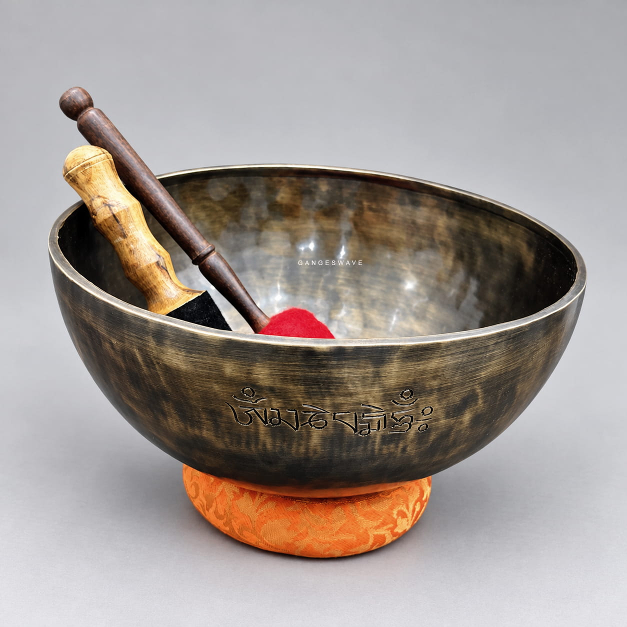 AHand Hammered Full Moon Singing Bowl - 10 inches
