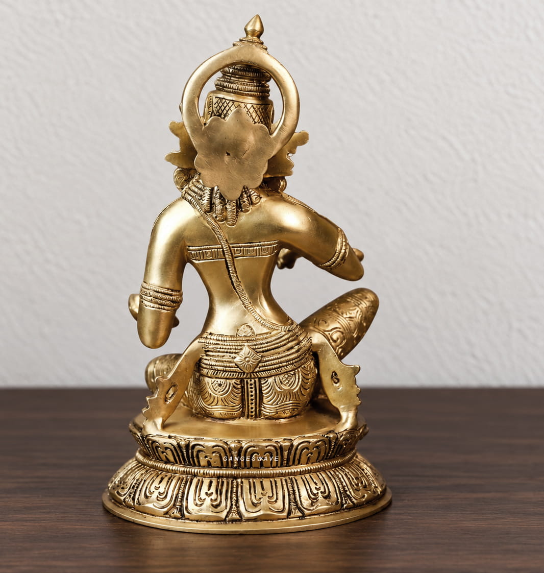 Ma Arnapurna Brass Statue - 10 inches - Image 2