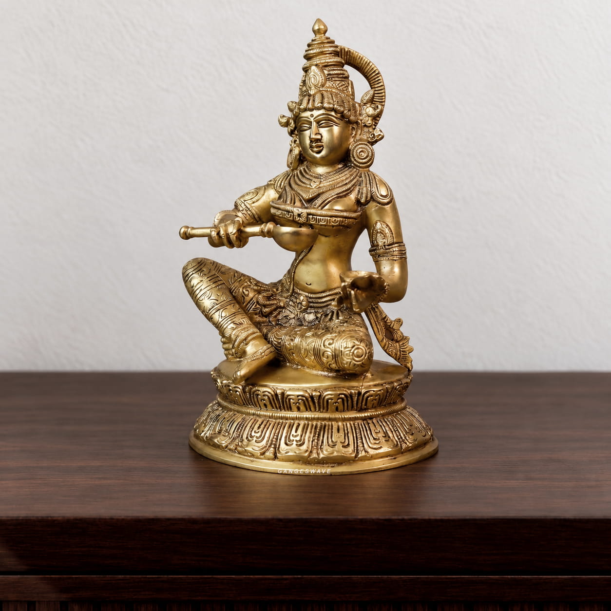 Ma Arnapurna Brass Statue - 10 inches - Image 4