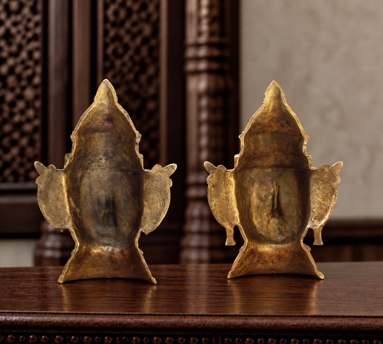Shiva Gauri Superfine Brass Mukhlingam - 14 inches - Image 8