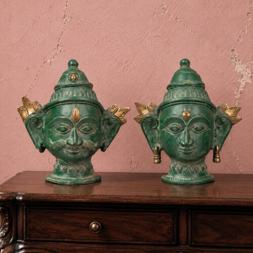 Shiv Gauri Musk Vintage Finish - 6.5 inches