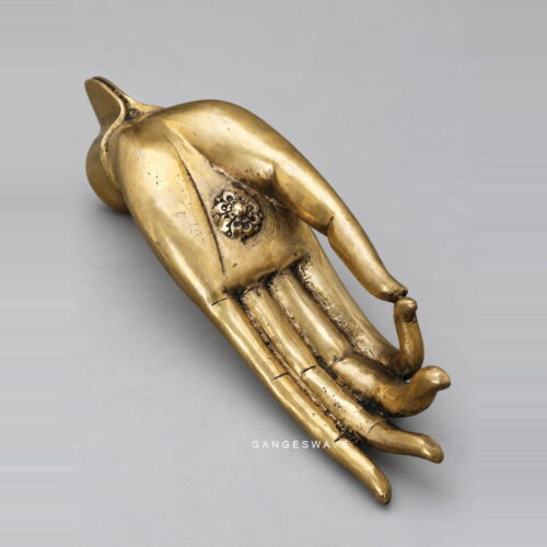 Buddha Brass Hand in Vitark Mudra - 12 inches